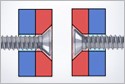 Ringmagnet mit Senkung Ø 15 x Ø  4,3 x 5mm - Nord - Neodym N35 - 2